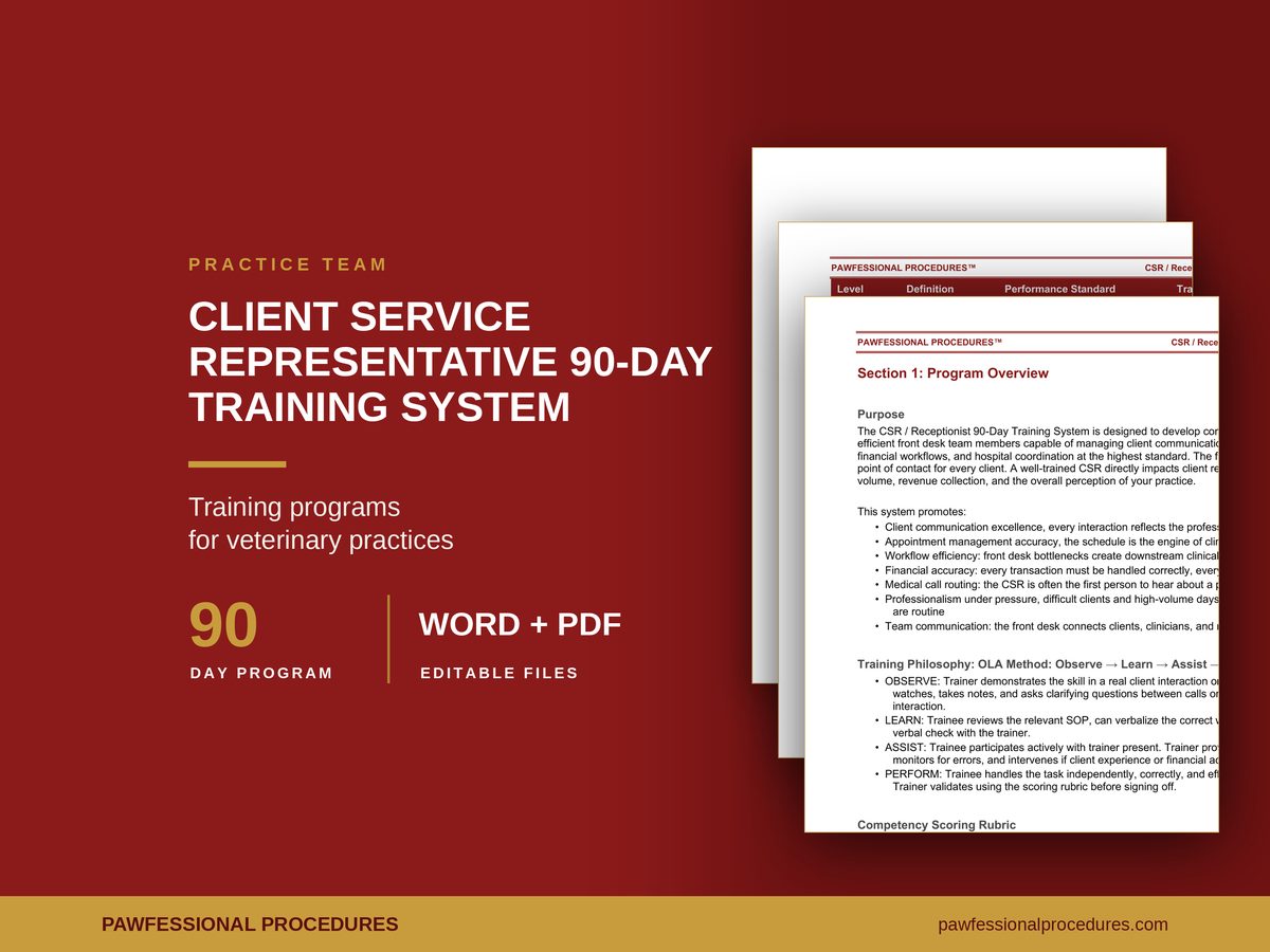 Client Service Representative 90 Day Training System, preview 1 of 3