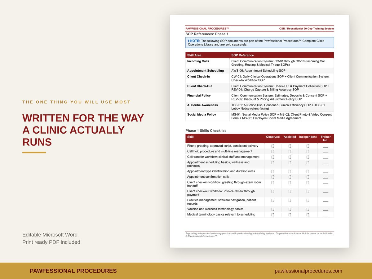 Client Service Representative 90 Day Training System, preview 2 of 3