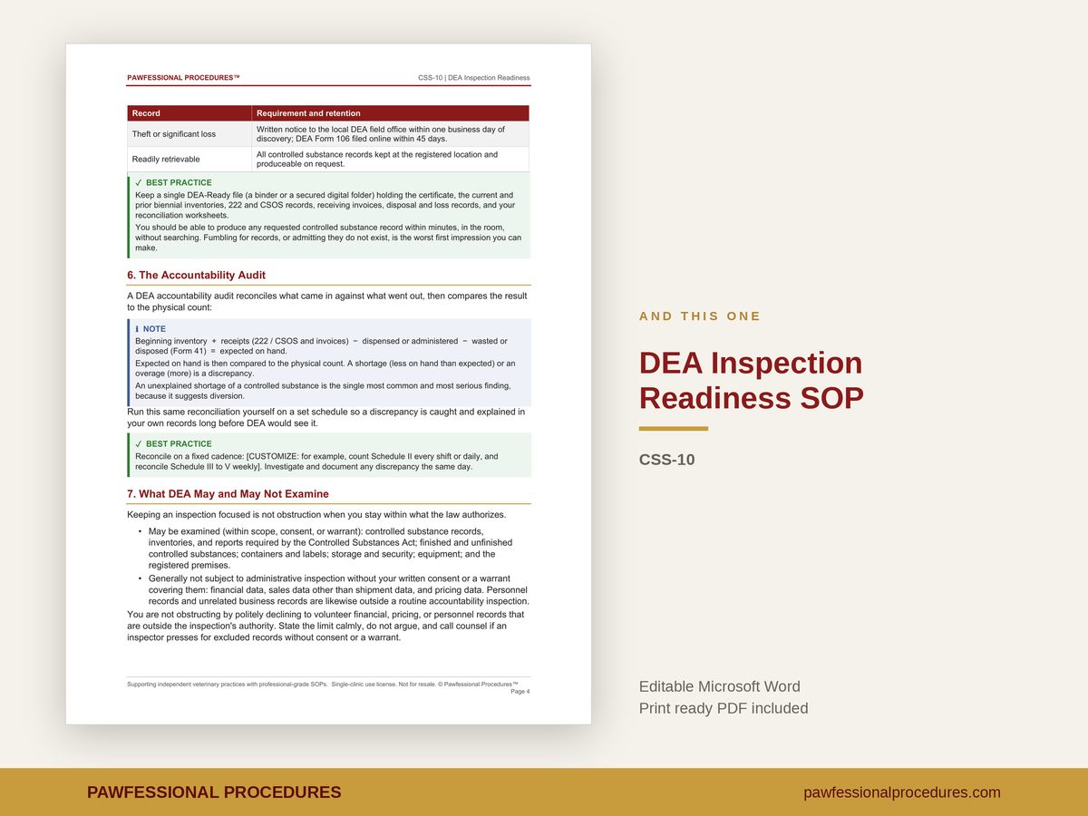 Controlled Substance System, preview 3 of 3