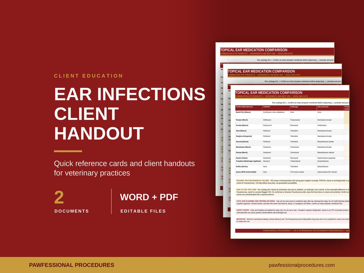 Ear Infections Client Handout, preview 1 of 3
