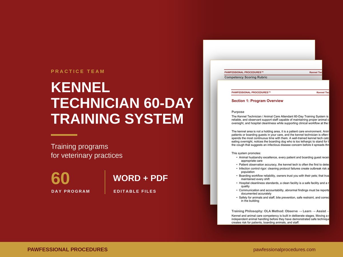 Kennel Technician 60 Day Training System, preview 1 of 3