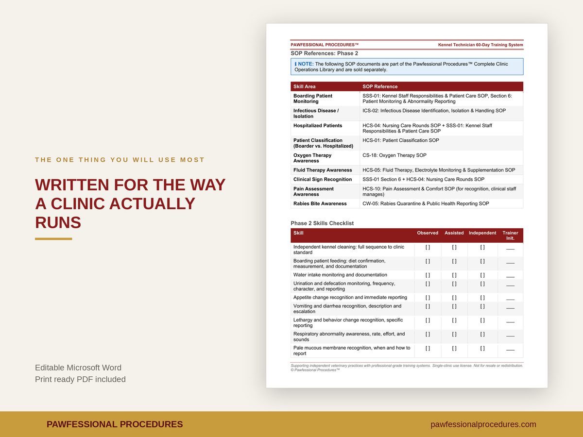 Kennel Technician 60 Day Training System, preview 2 of 3