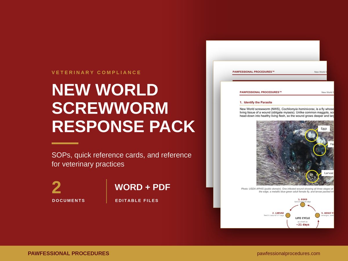 New World Screwworm Response Pack, preview 1 of 3