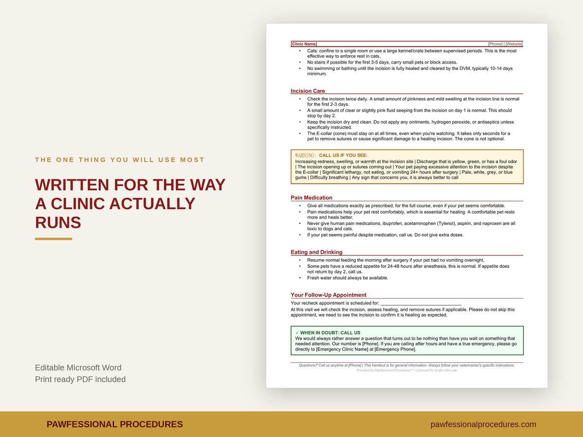 Post-Surgical Care Instructions, preview 2 of 3