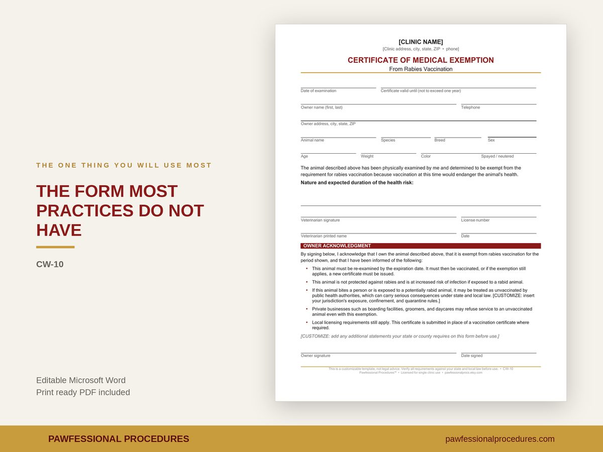 Rabies Compliance and Response Package, preview 2 of 3