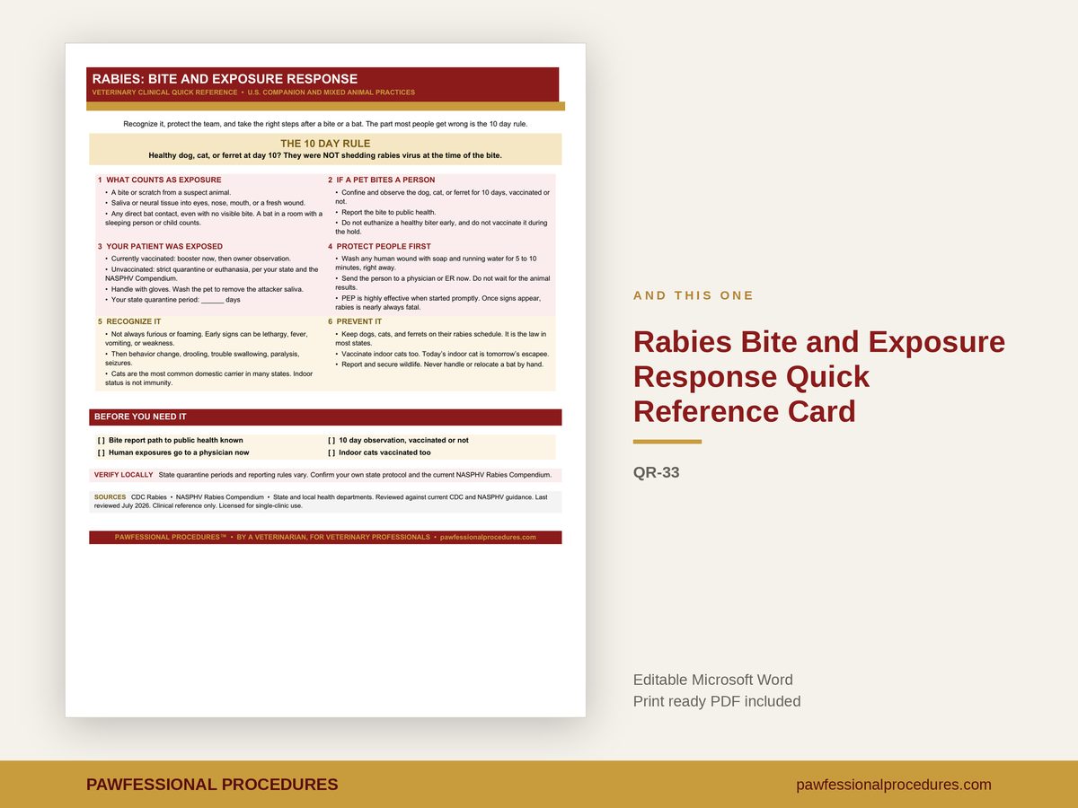 Rabies Compliance and Response Package, preview 3 of 3