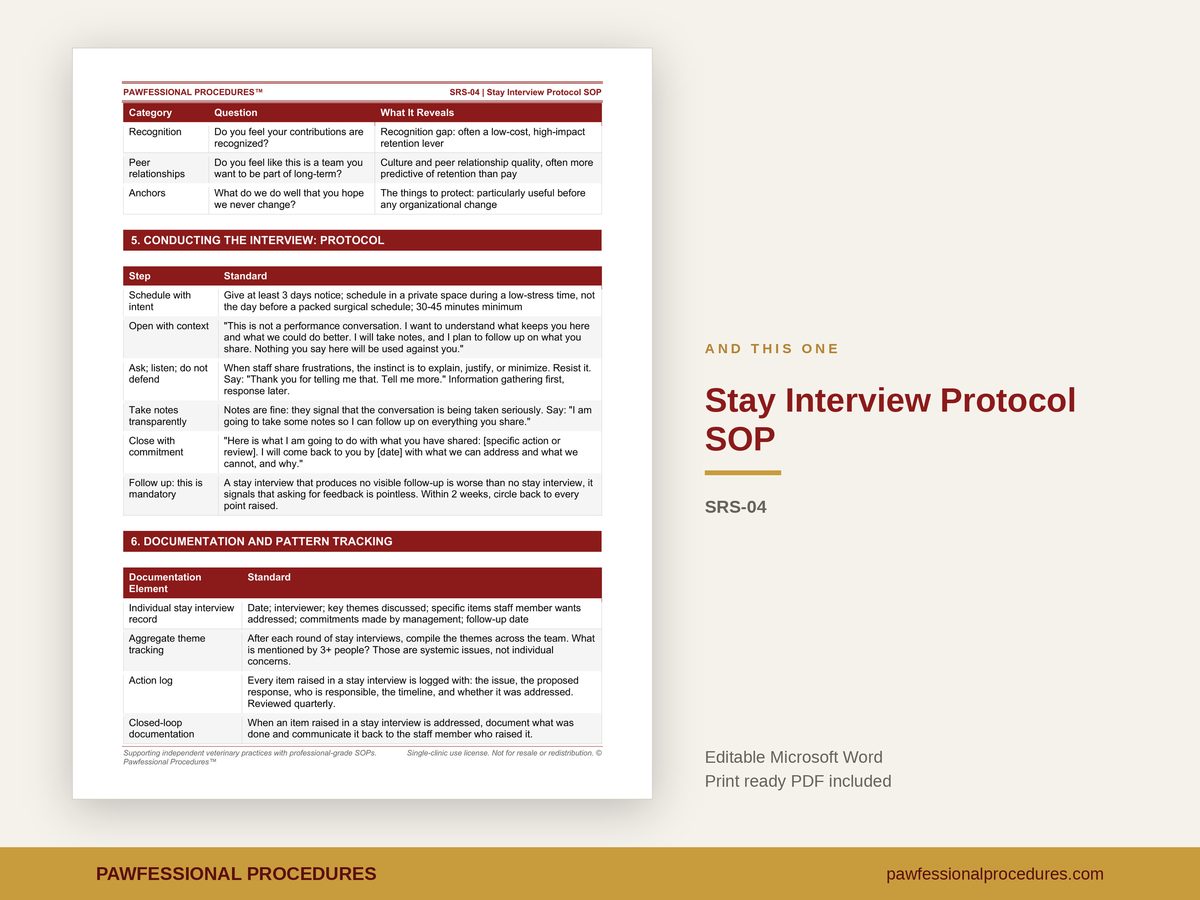 Staff Retention and Wellness System, preview 3 of 3