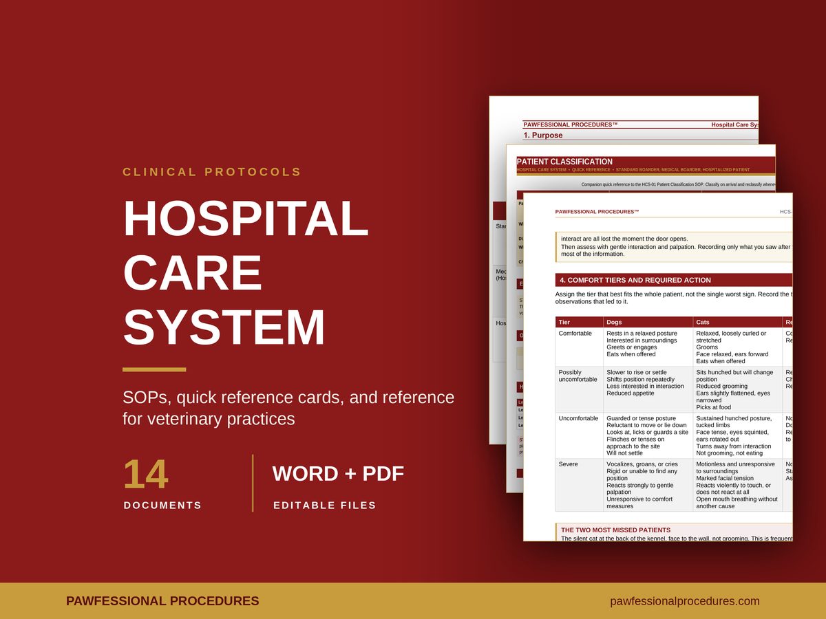 Veterinary Hospital Care System, preview 1 of 3