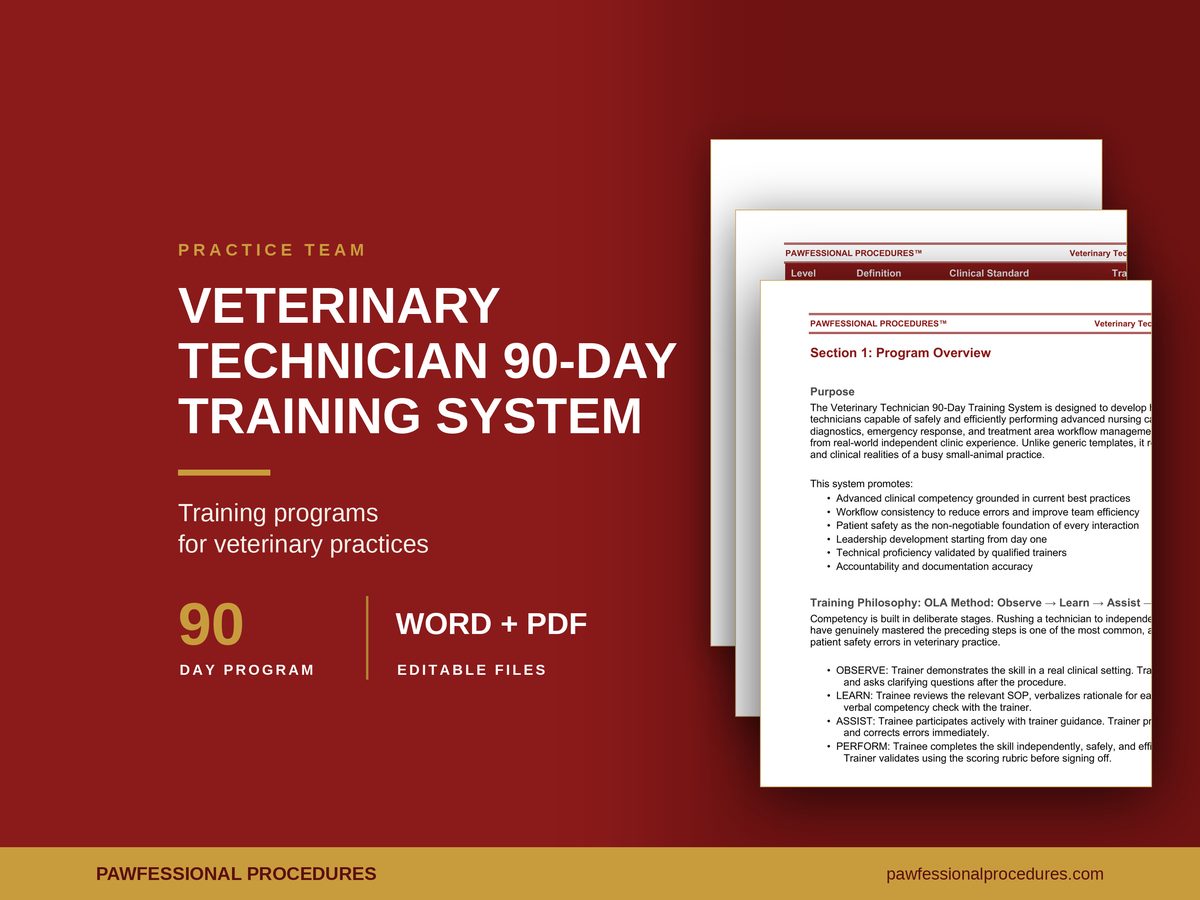 Veterinary Technician 90 Day Training System, preview 1 of 3