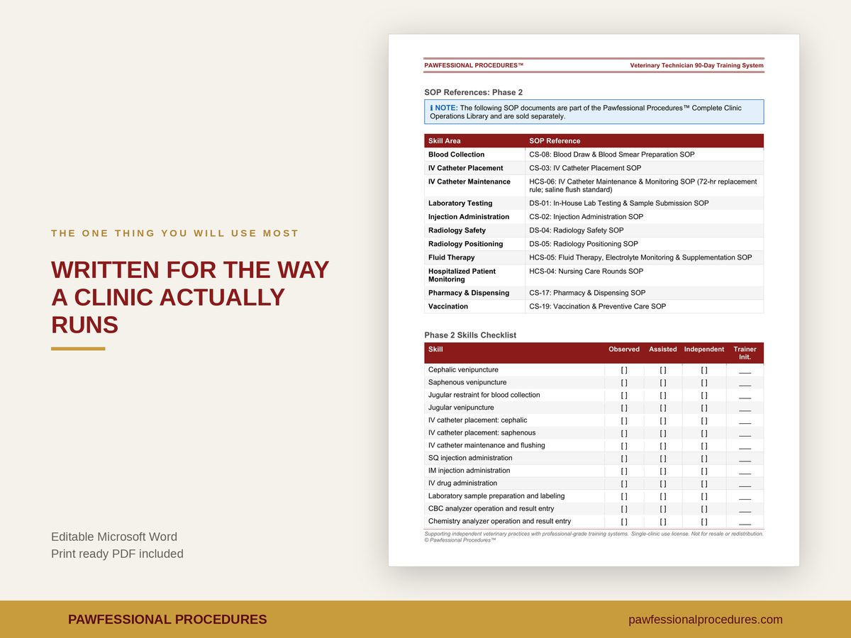 Veterinary Technician 90 Day Training System, preview 2 of 3